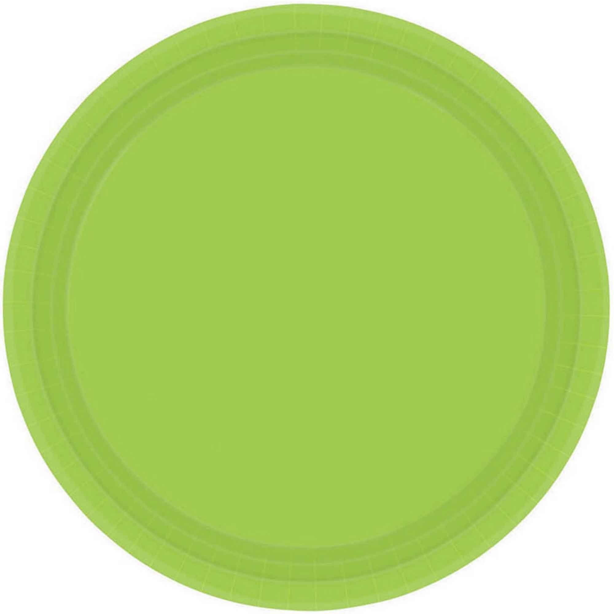 Paper Plates 17cm Round 20CT - Kiwi NPC