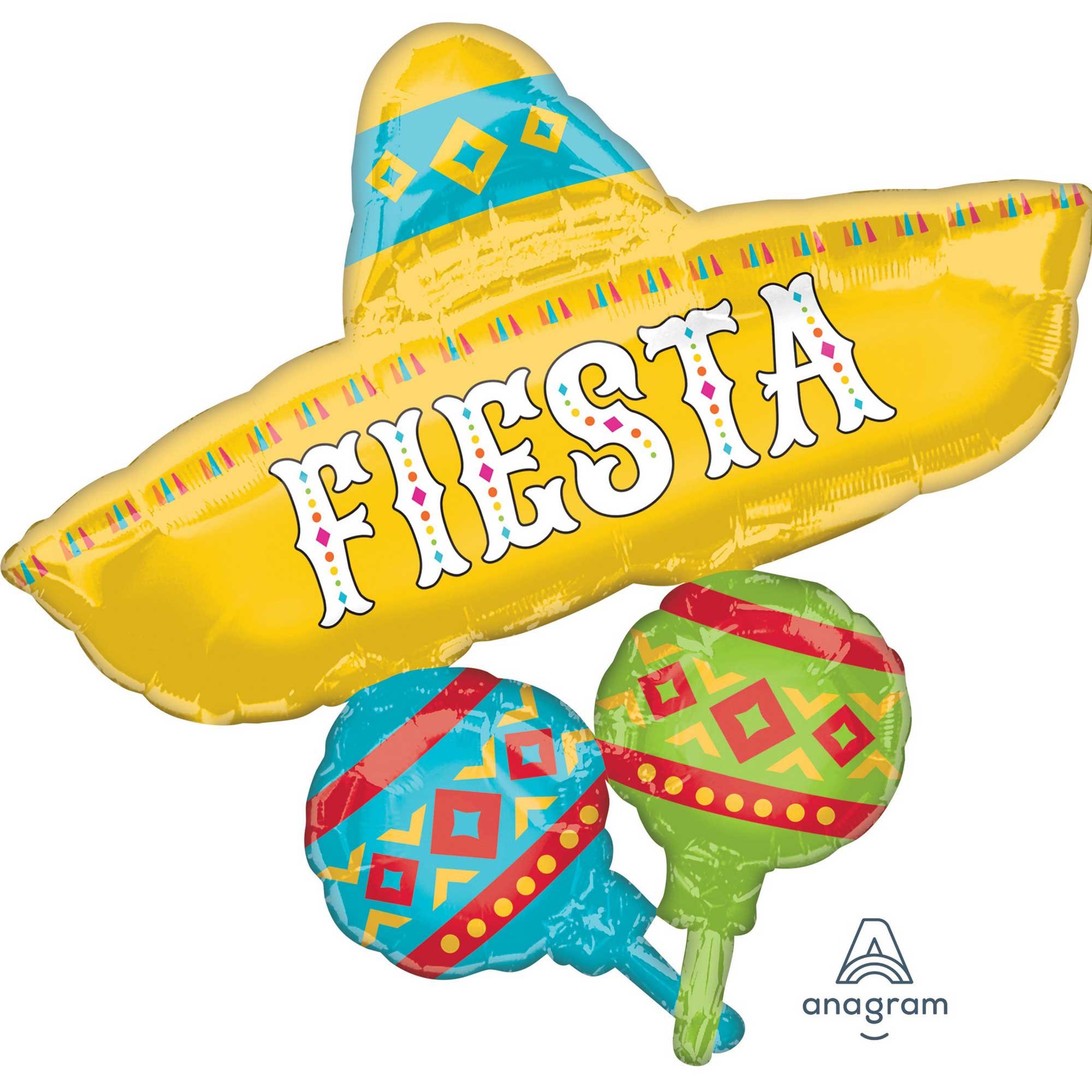 SuperShape Papel Picado Fiesta Hat Cluster P40