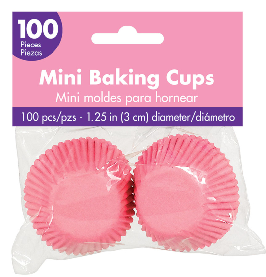 Mini Cupcake Cases New Pink