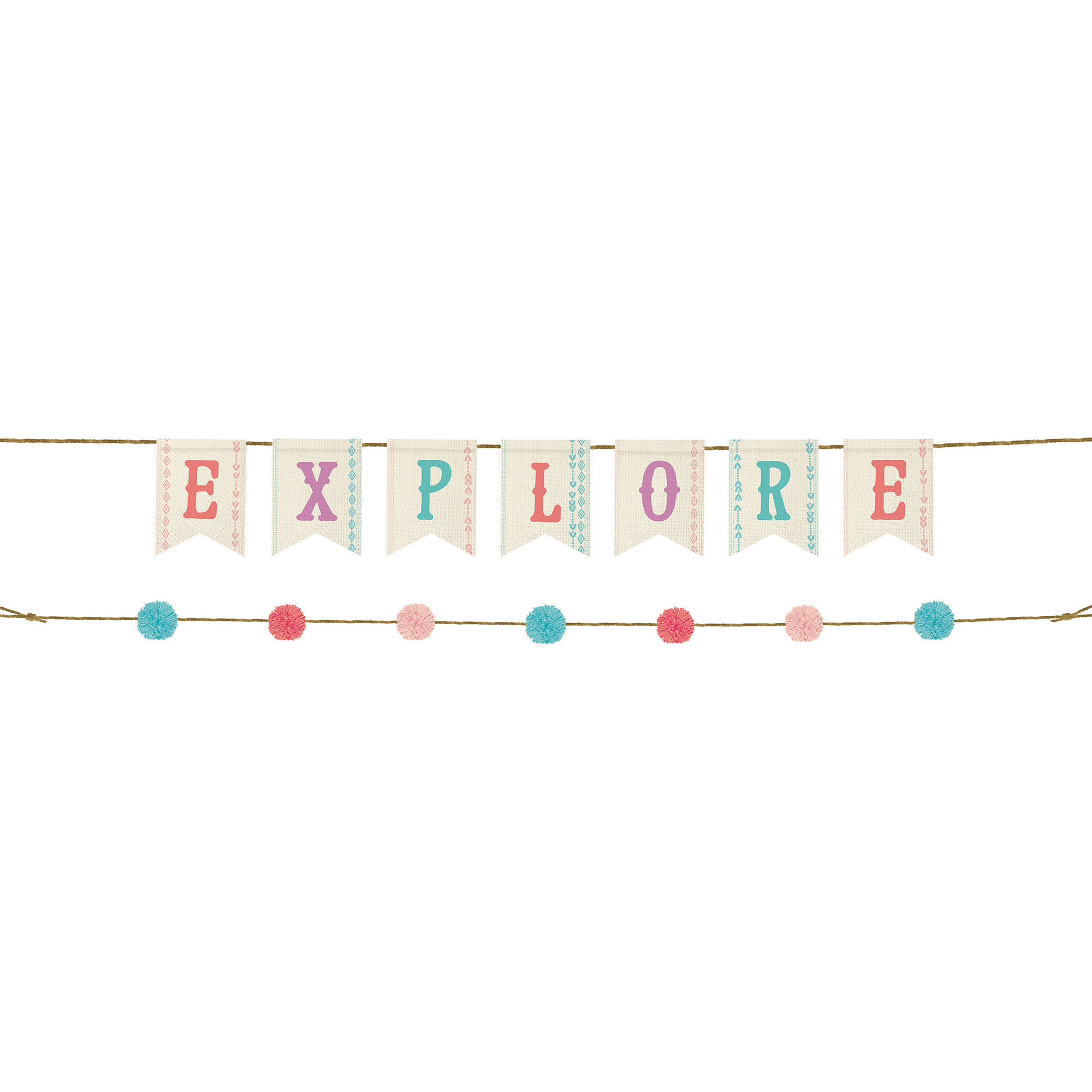 Free Spirit Happy Birthday Banner Kit Explore
