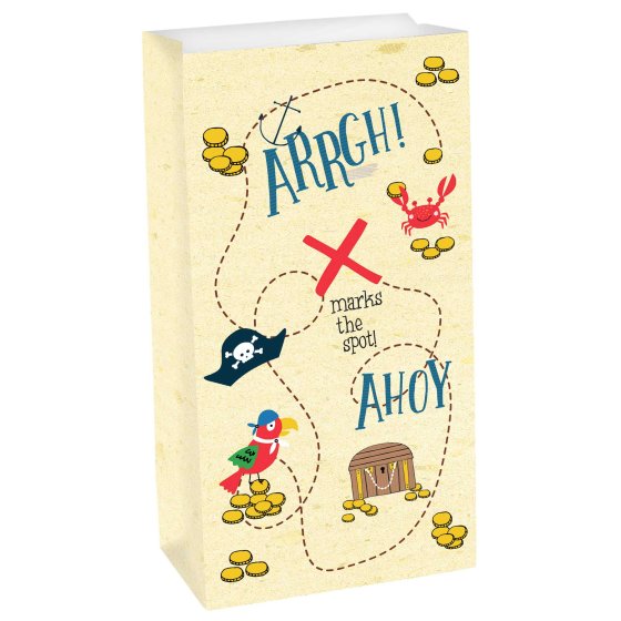 Ahoy Birthday Treat Bags Paper