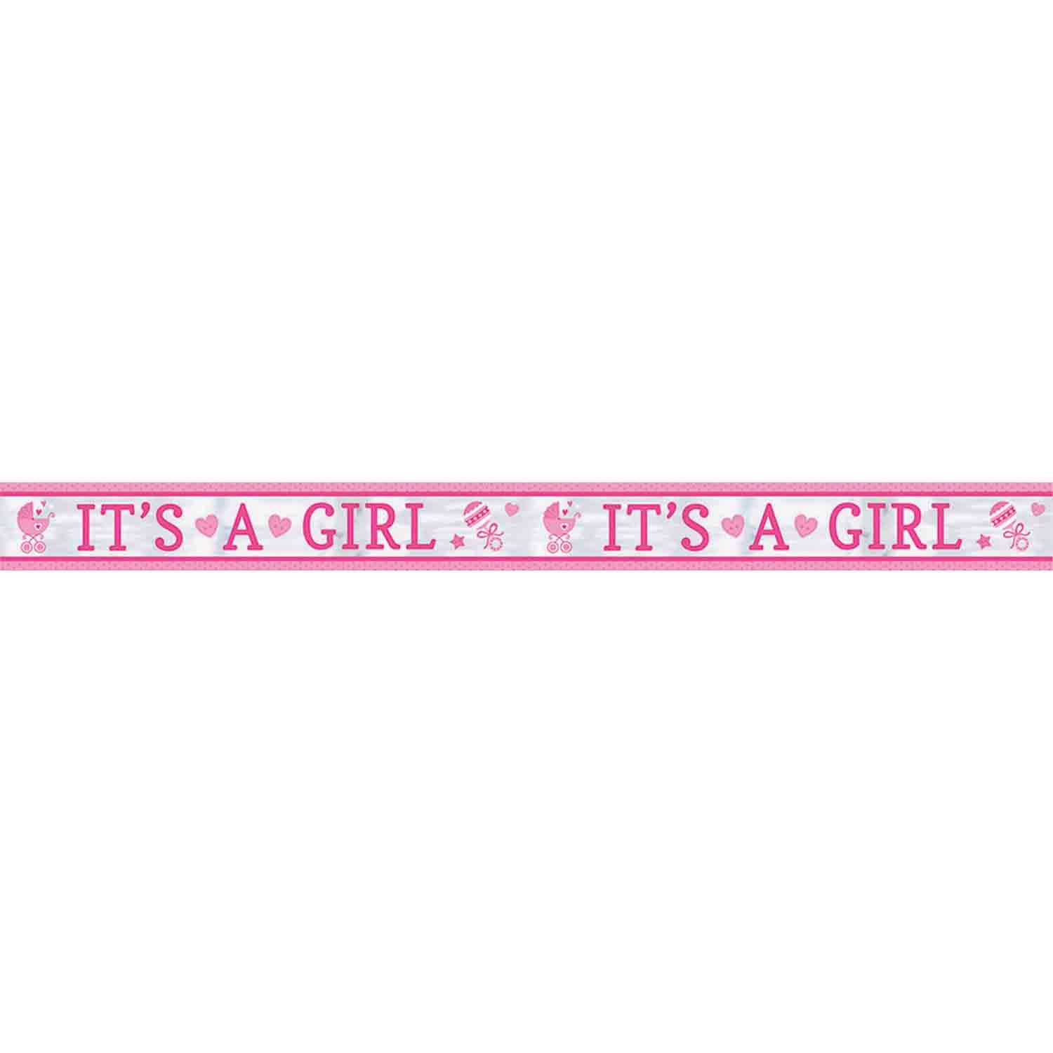 Baby Girl Banner - Foil