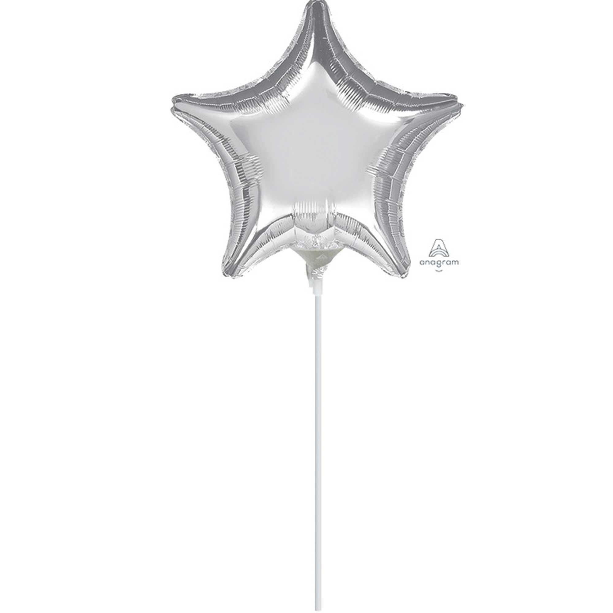 22cm Inflated Star Silver Star A10
