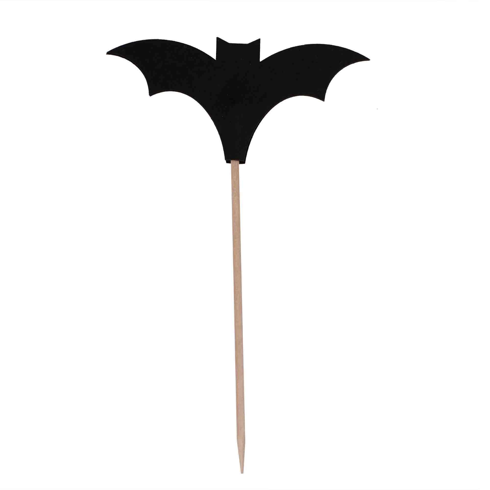 Deadly Soiree Bat Cocktail Wooden Party Sticks