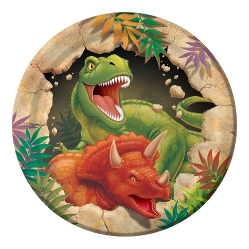 Dino Blast Lunch Plates Paper 18cm NPC