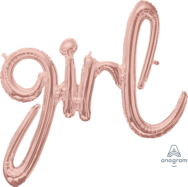 CI: Script Phrase girl Rose Gold G40