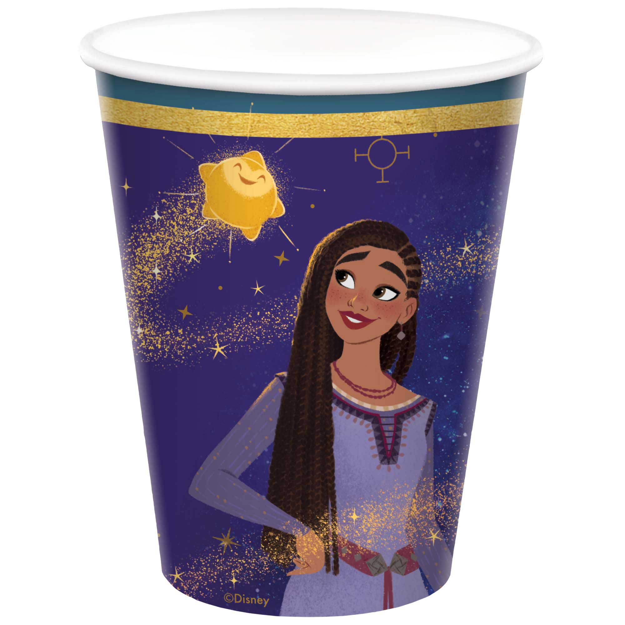 Disney Wish 9oz/266ml Paper Cup HC 8Pk
