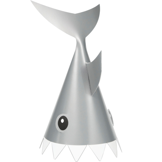 Shark Party Shaped Party Hats