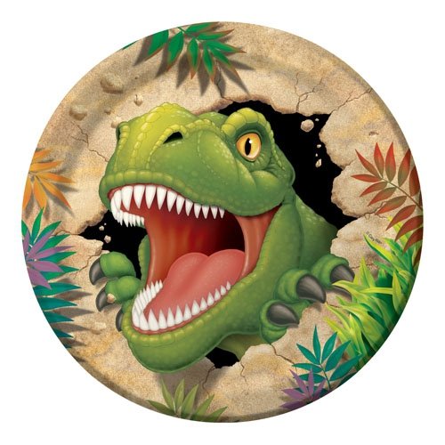 Dino Blast Dinner Plates Paper 22cm