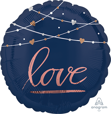 45cm Standard HX Navy Wedding love S40