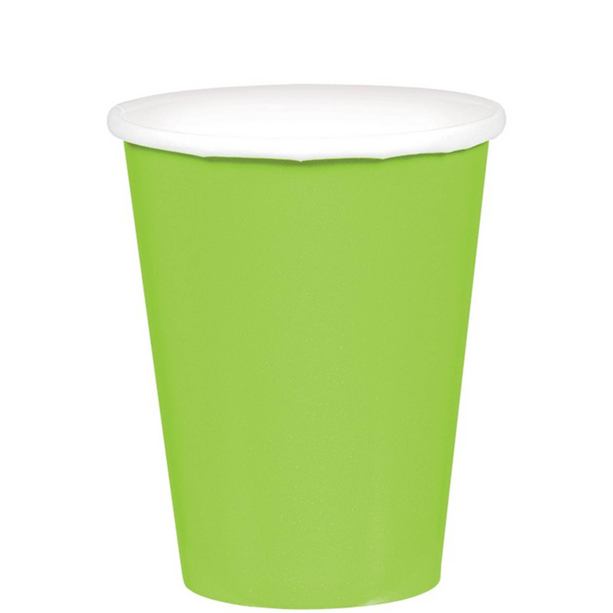 266ml Cups Paper 20 Pack - Kiwi