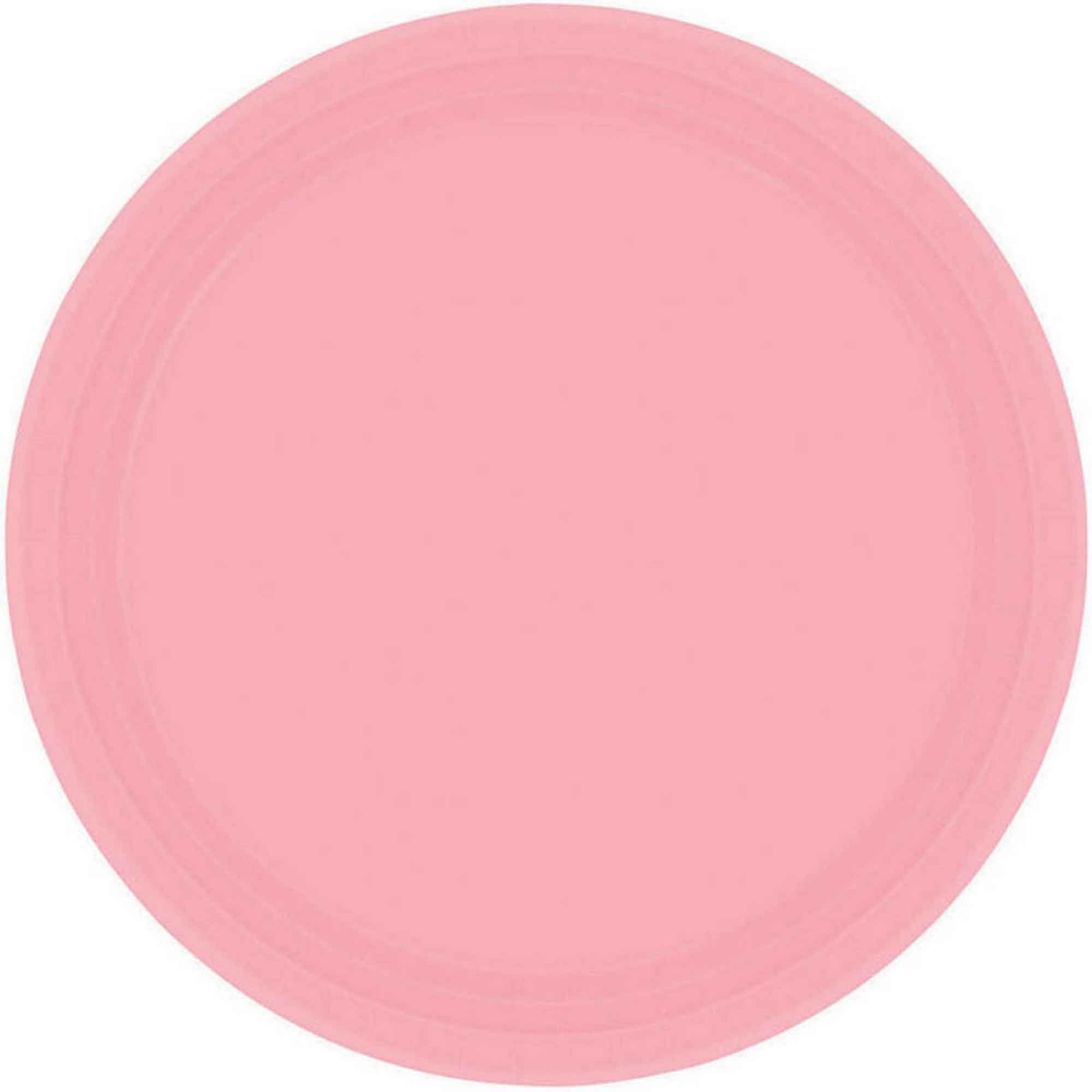 "Paper Plates 9""/23cm Round 8CT - New Pink                                                                                     