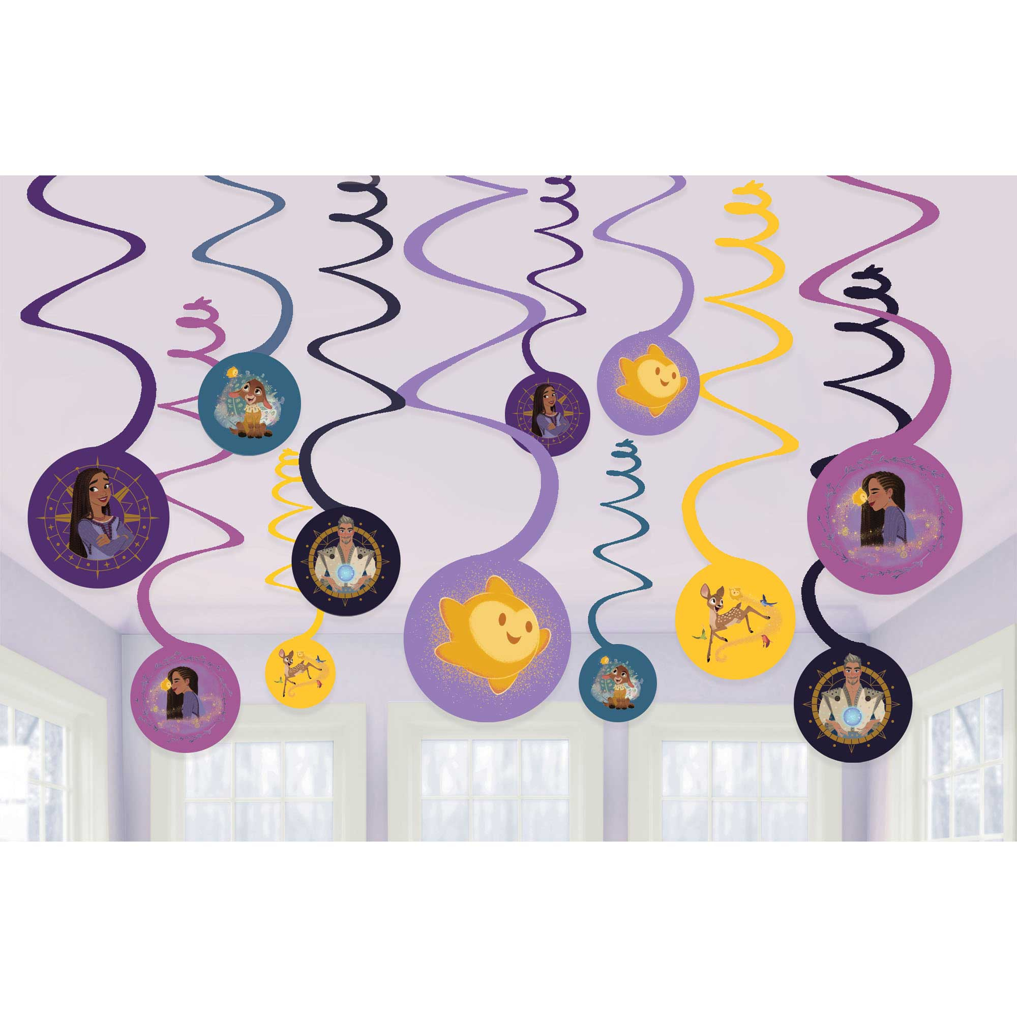 Disney Wish Paper Spirals 12Pk