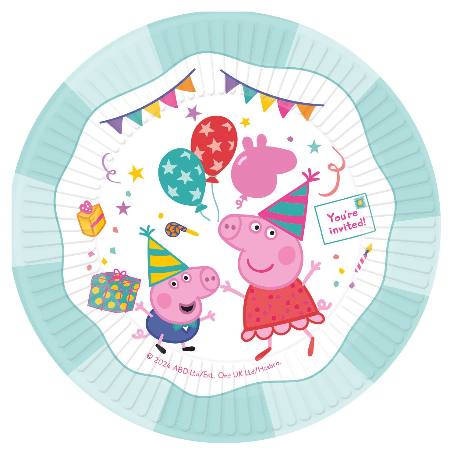 Peppa's Party 23cm Paper Plates NPC