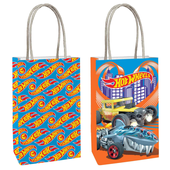 Hot Wheels Paper Kraft Bags