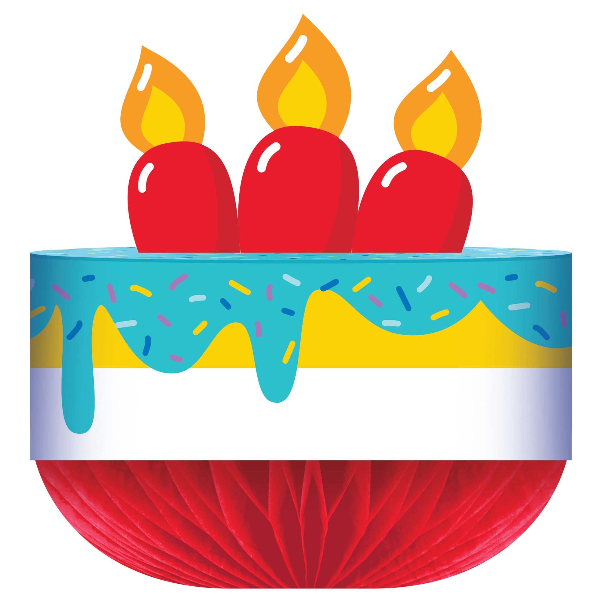 Bubbly Birthday Honeycomb Centrepiece