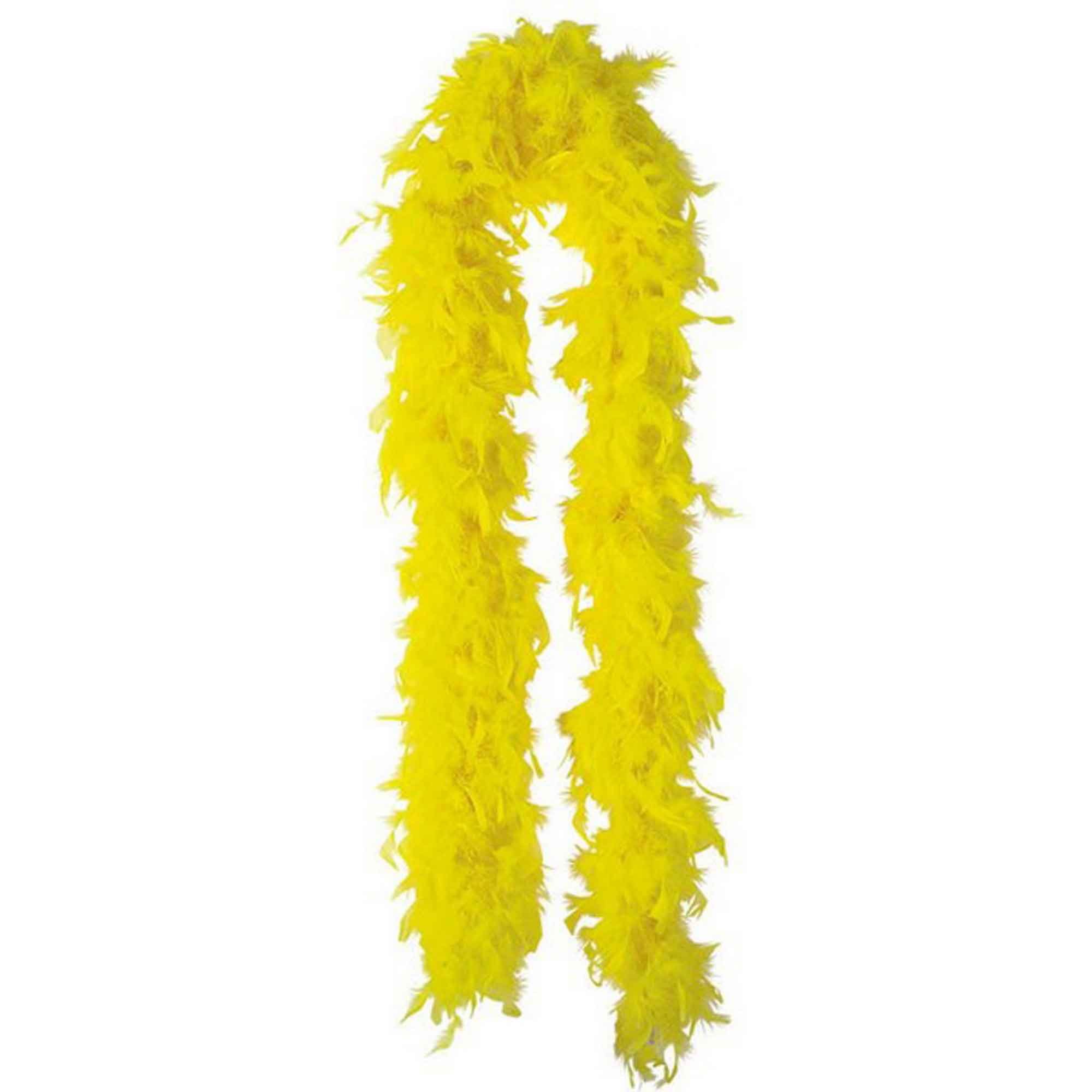Team Spirit Feather Boa Yellow 14+