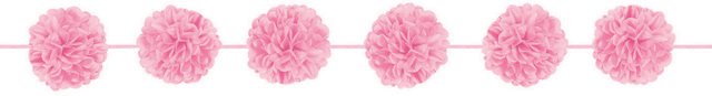 Fluffy Garland - New Pink