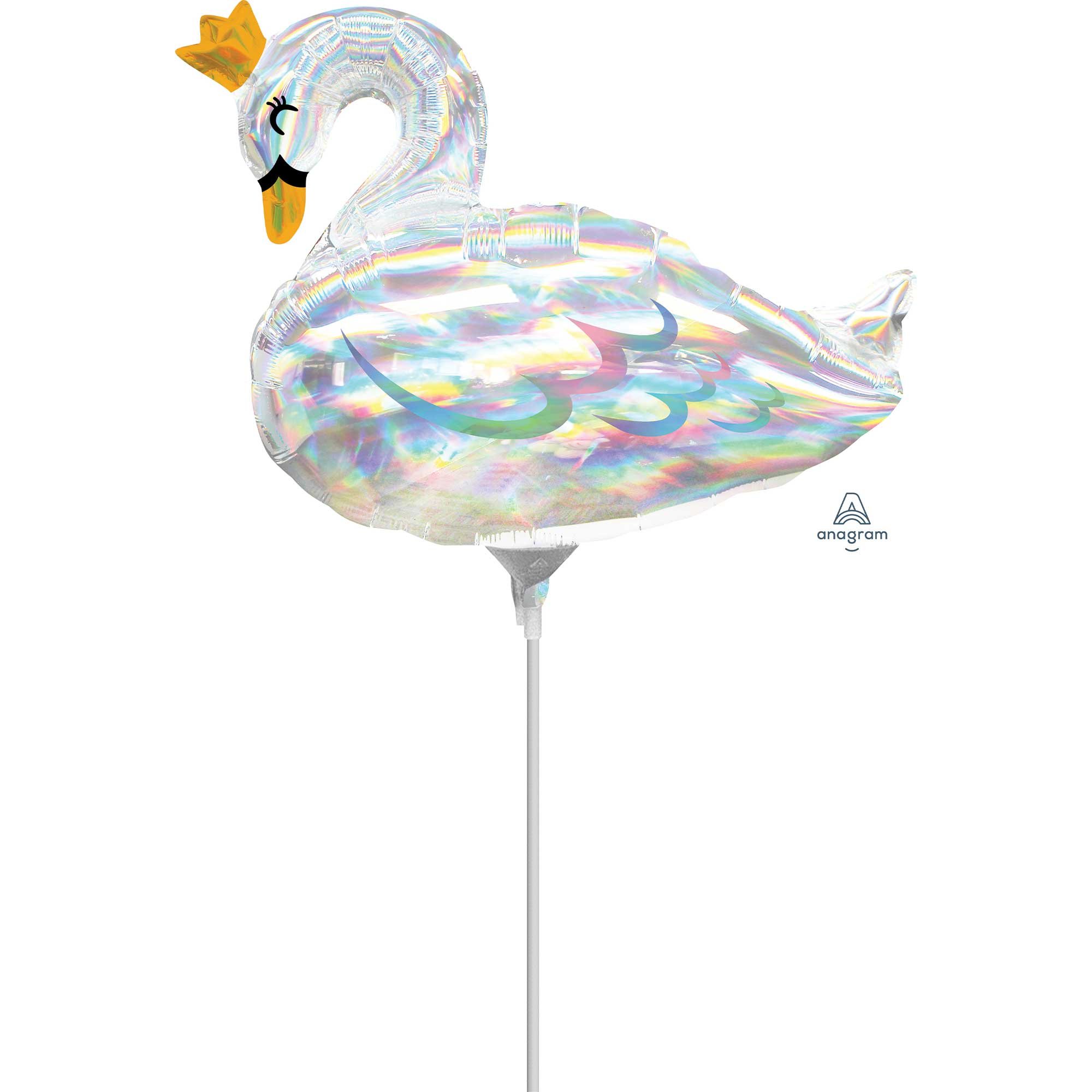 Mini Shape Iridescent Swan A30