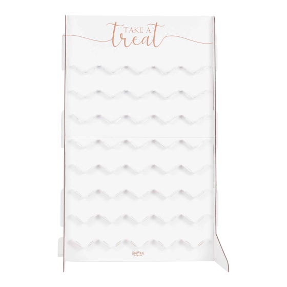 Botanical Wedding Macaroon Stand Card