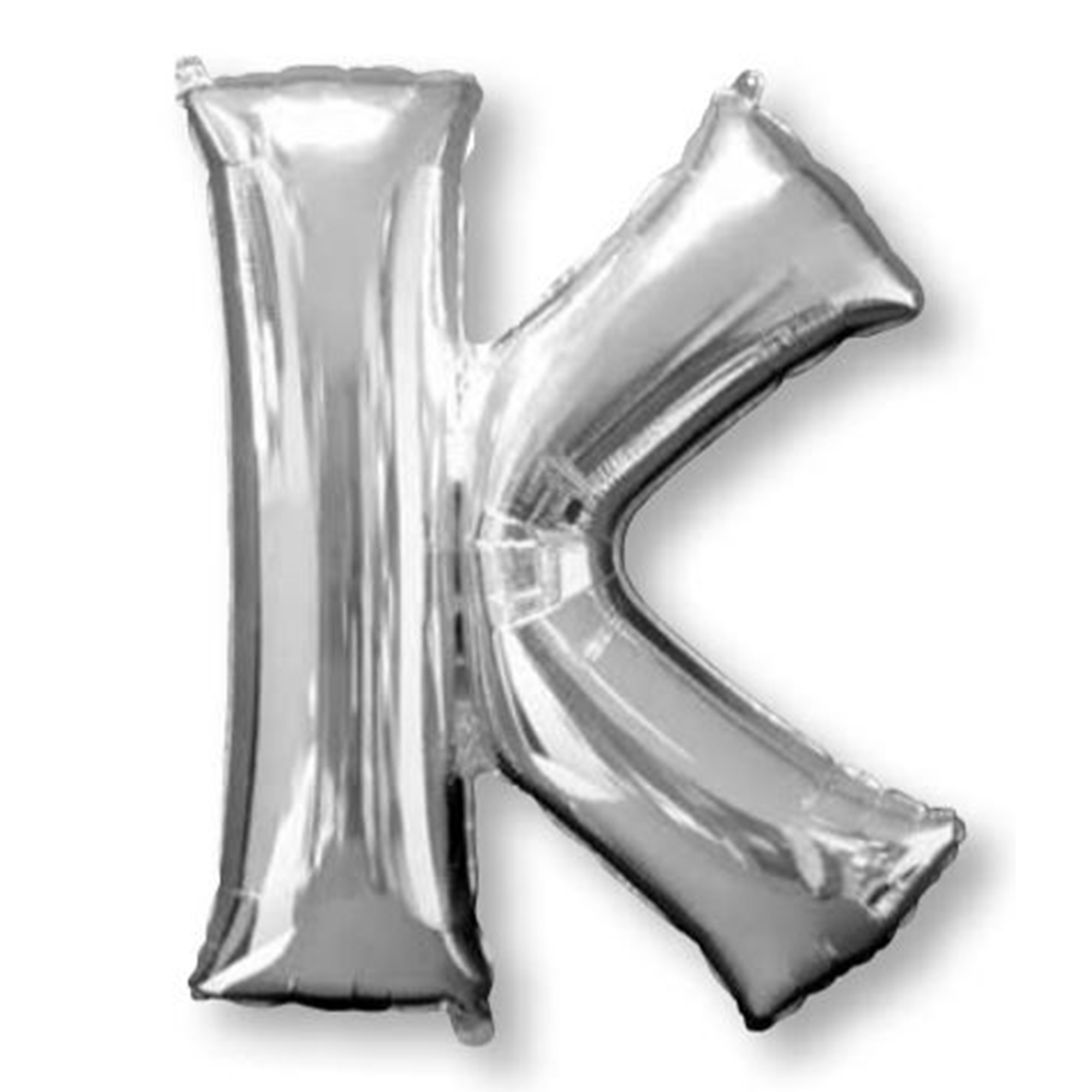 SuperShape Letter K Silver L34
