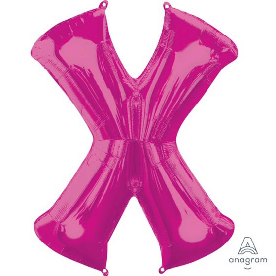 SuperShape Letter X Pink L34