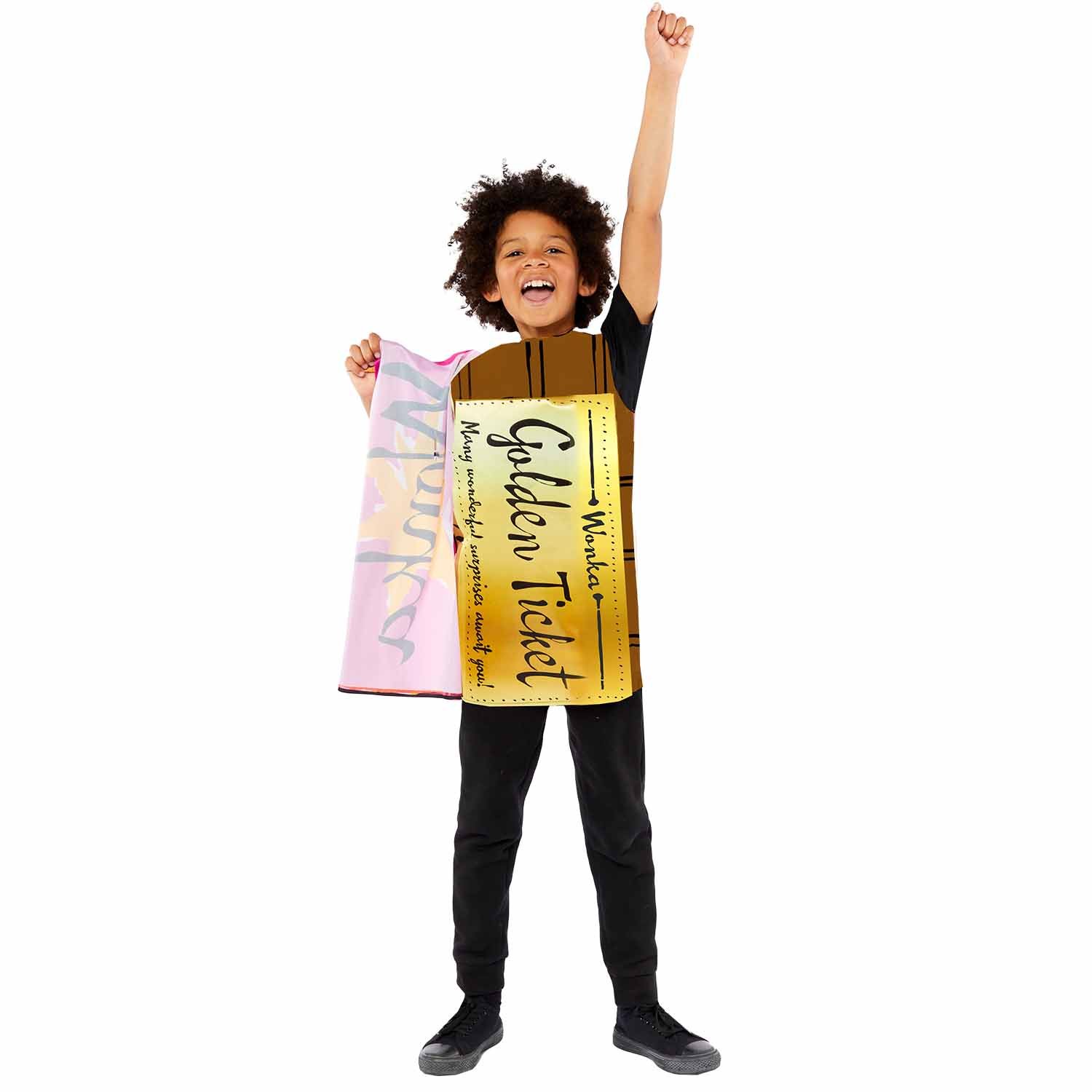 Golden Ticket Wonka Bar Kids M/L