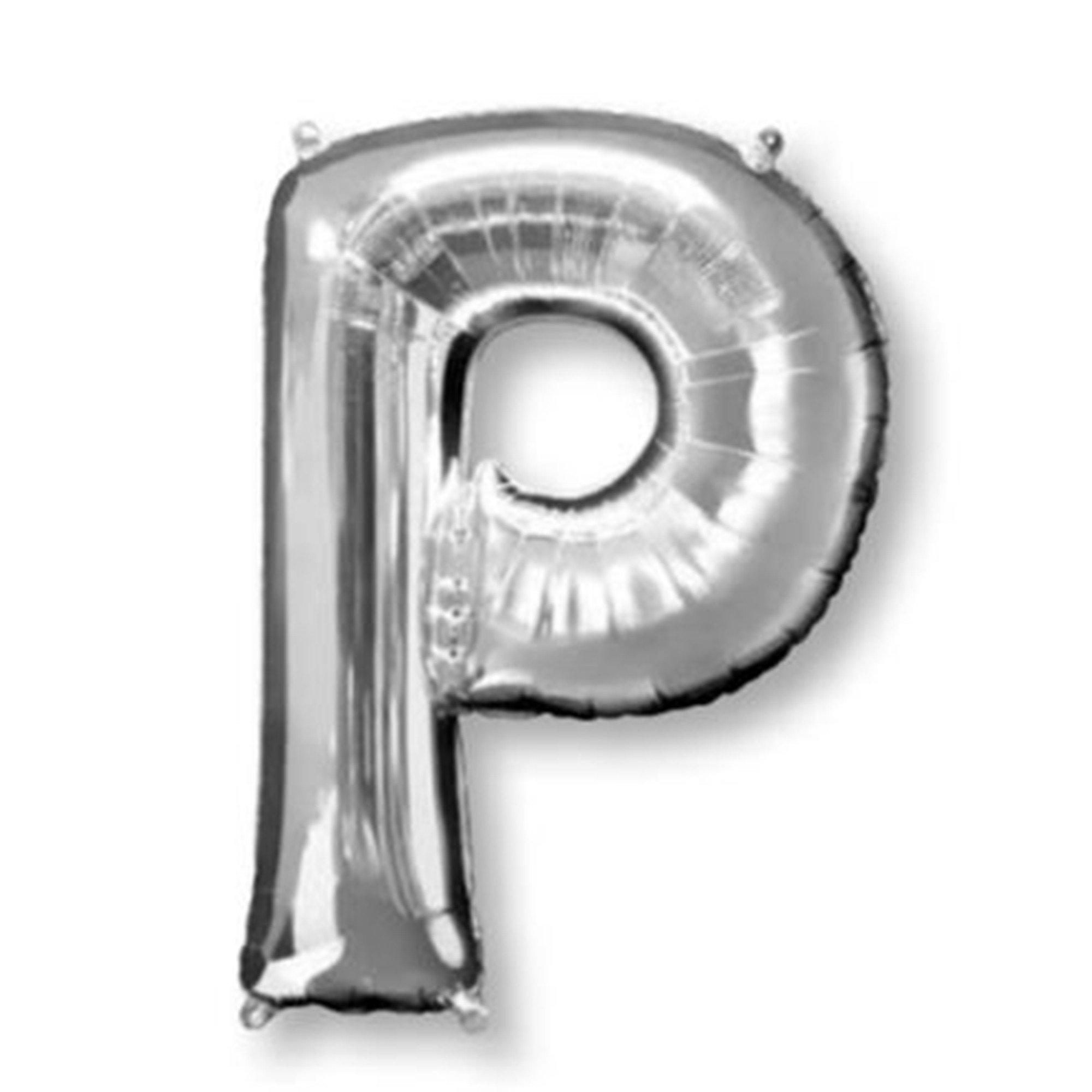 SuperShape Letter P Silver L34