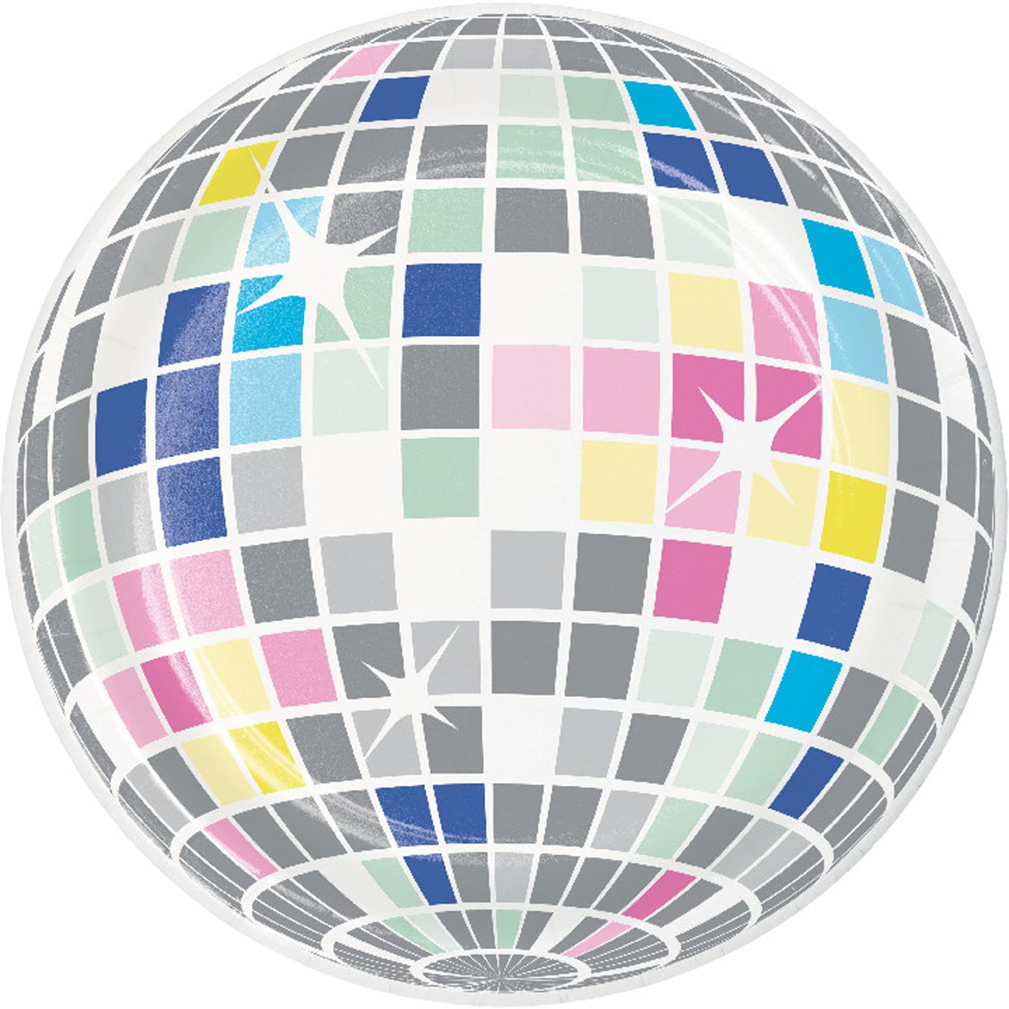 Birthday Beats Disco Ball 17cm Paper Plates NPC