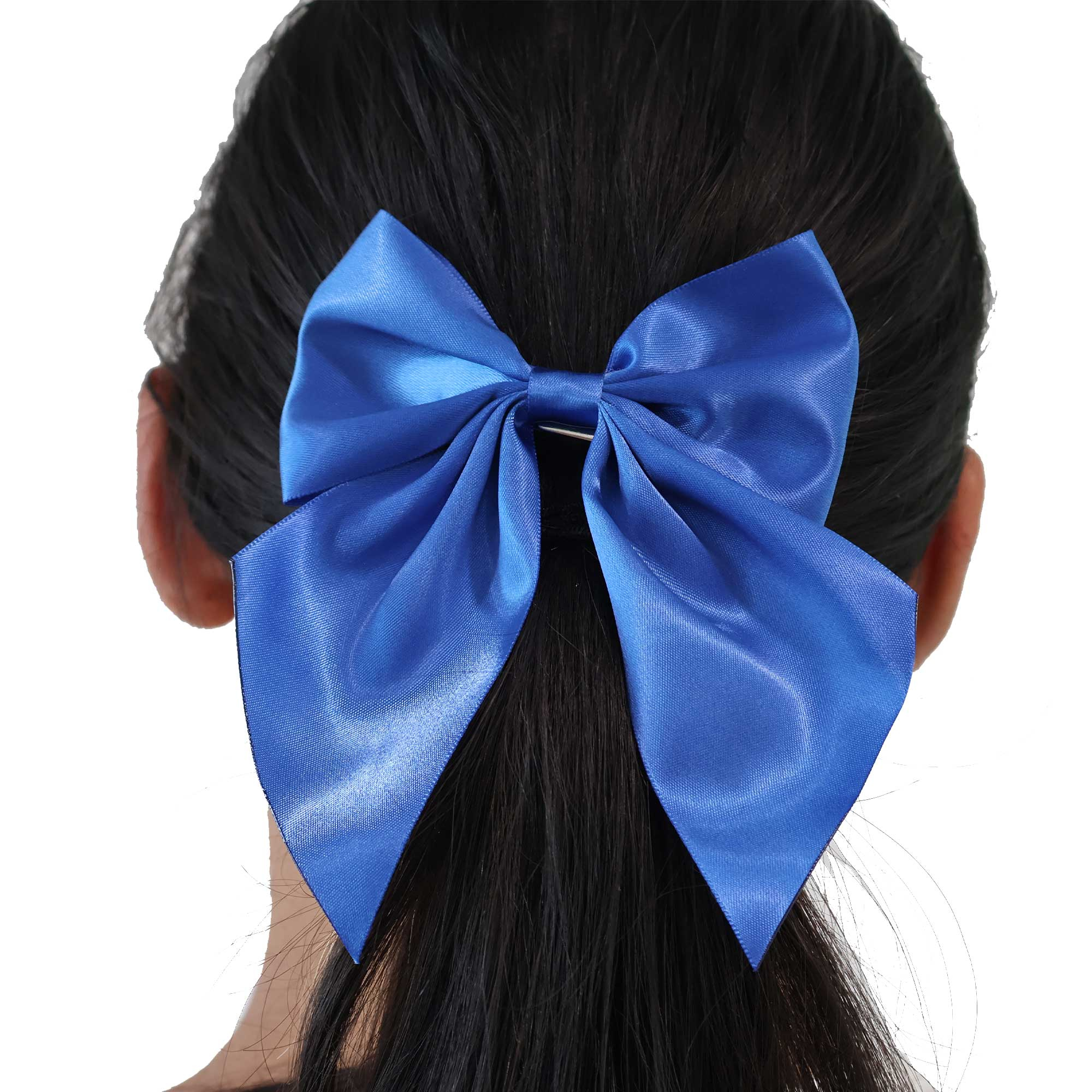 Team Spirit Hair Bow Blue 14+