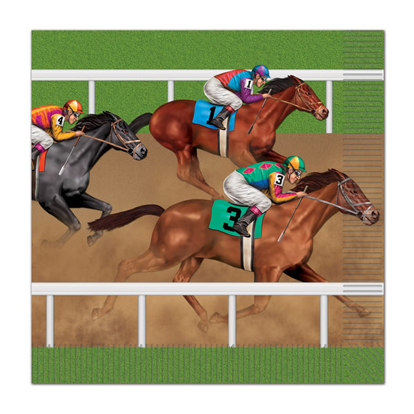 Beistle Horse Racing Lunch Napkins