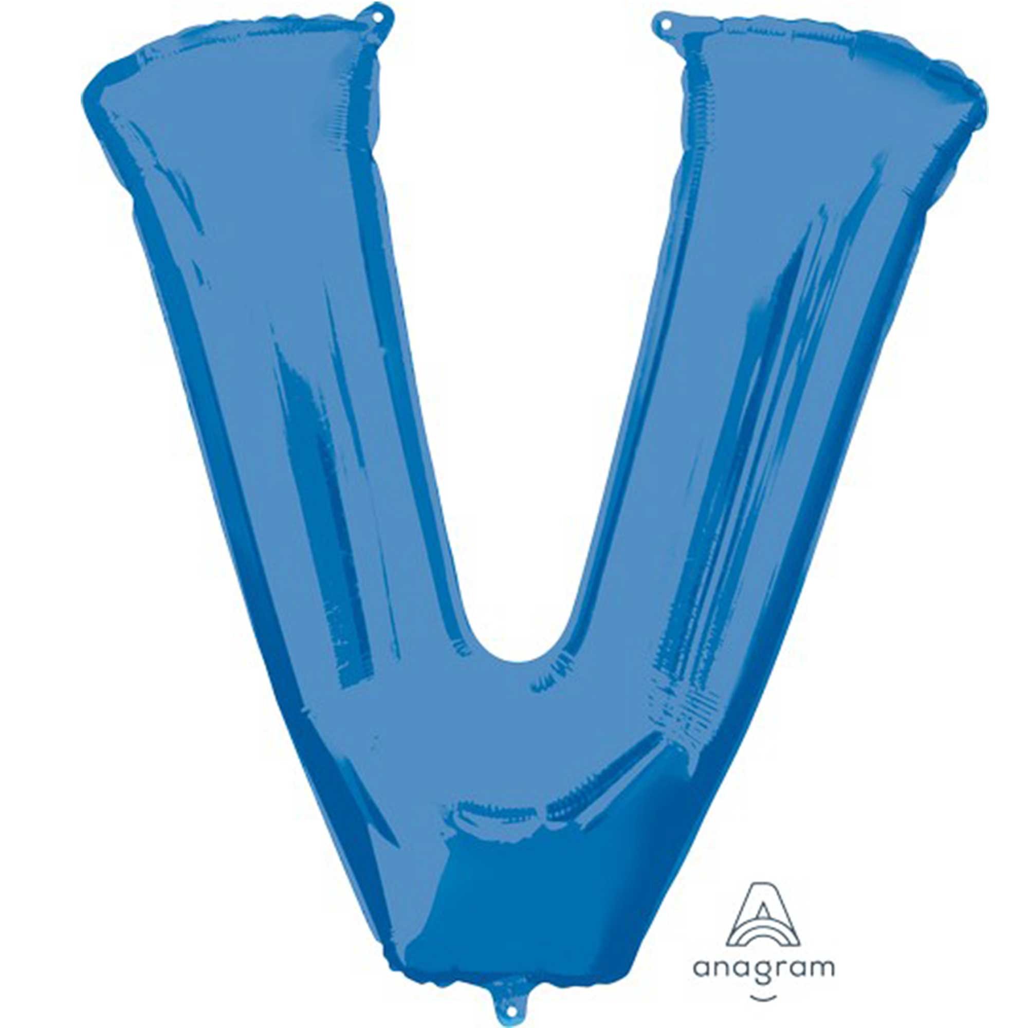 SuperShape Letter V Blue L34