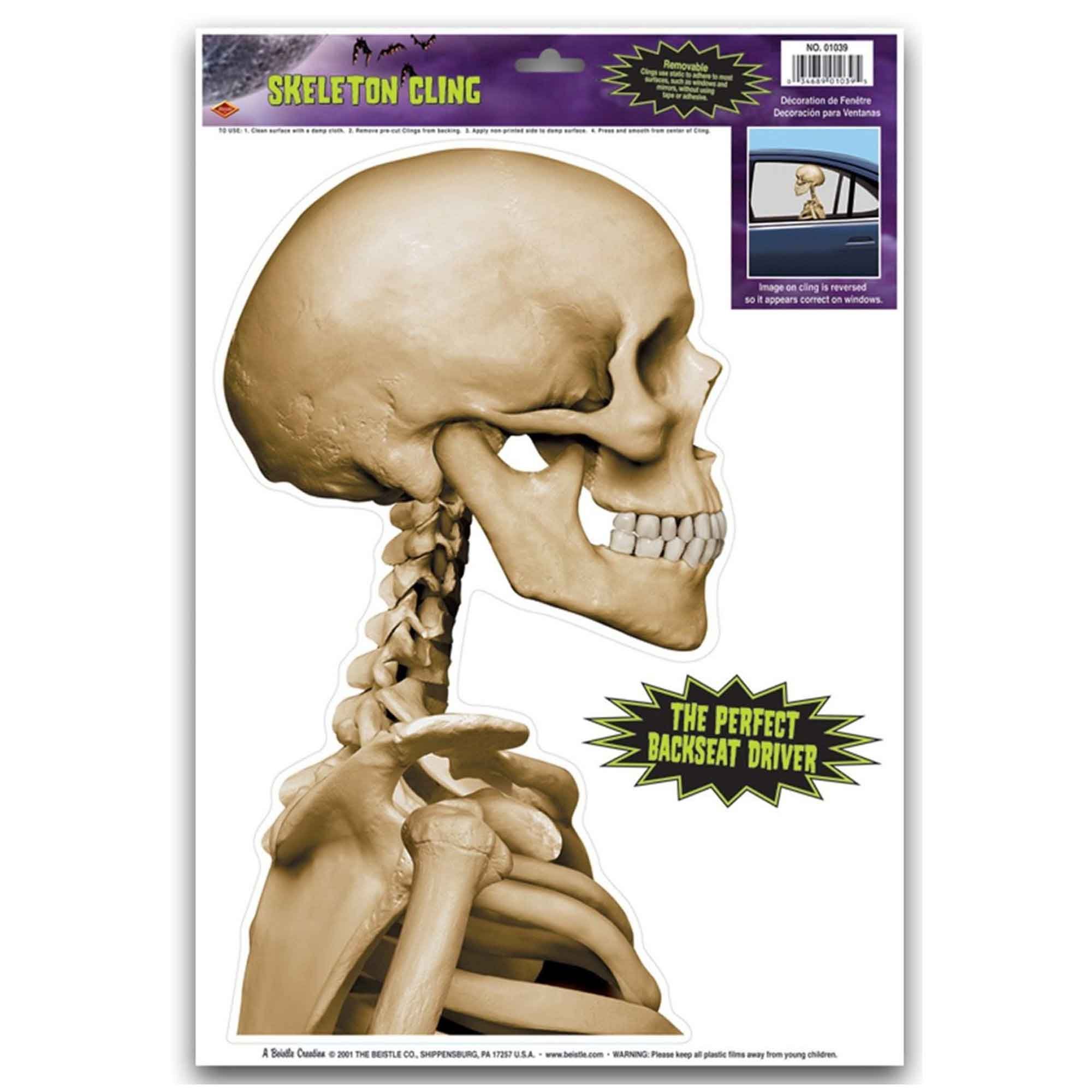 Beistle Skeleton Car Cling
