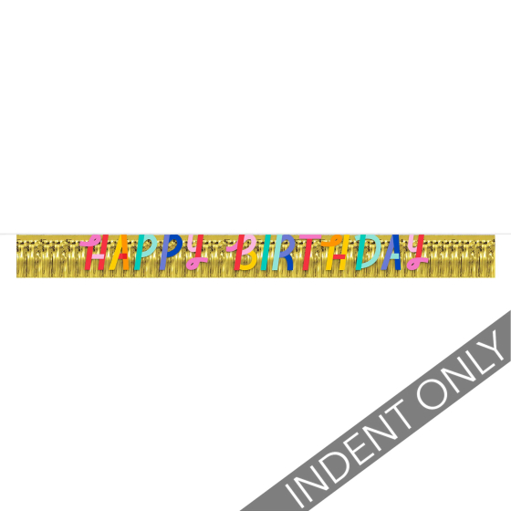 Birthday Confetti Letter Banner