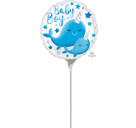 22cm Narwhal Baby Boy A15