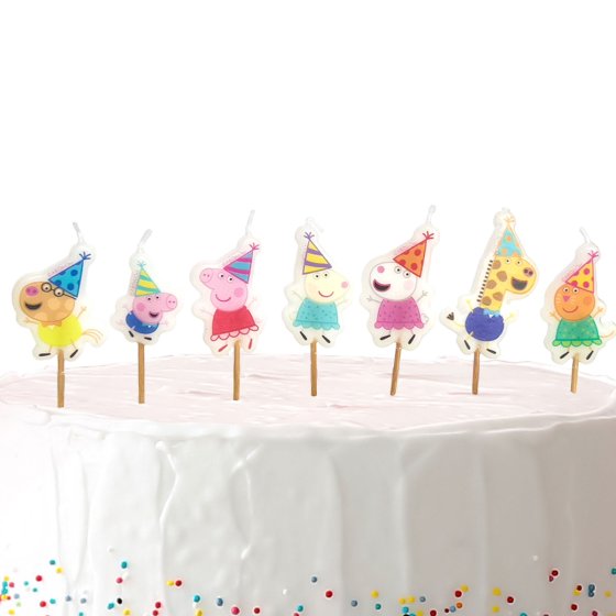 Peppa's Party Birthday Candle Set