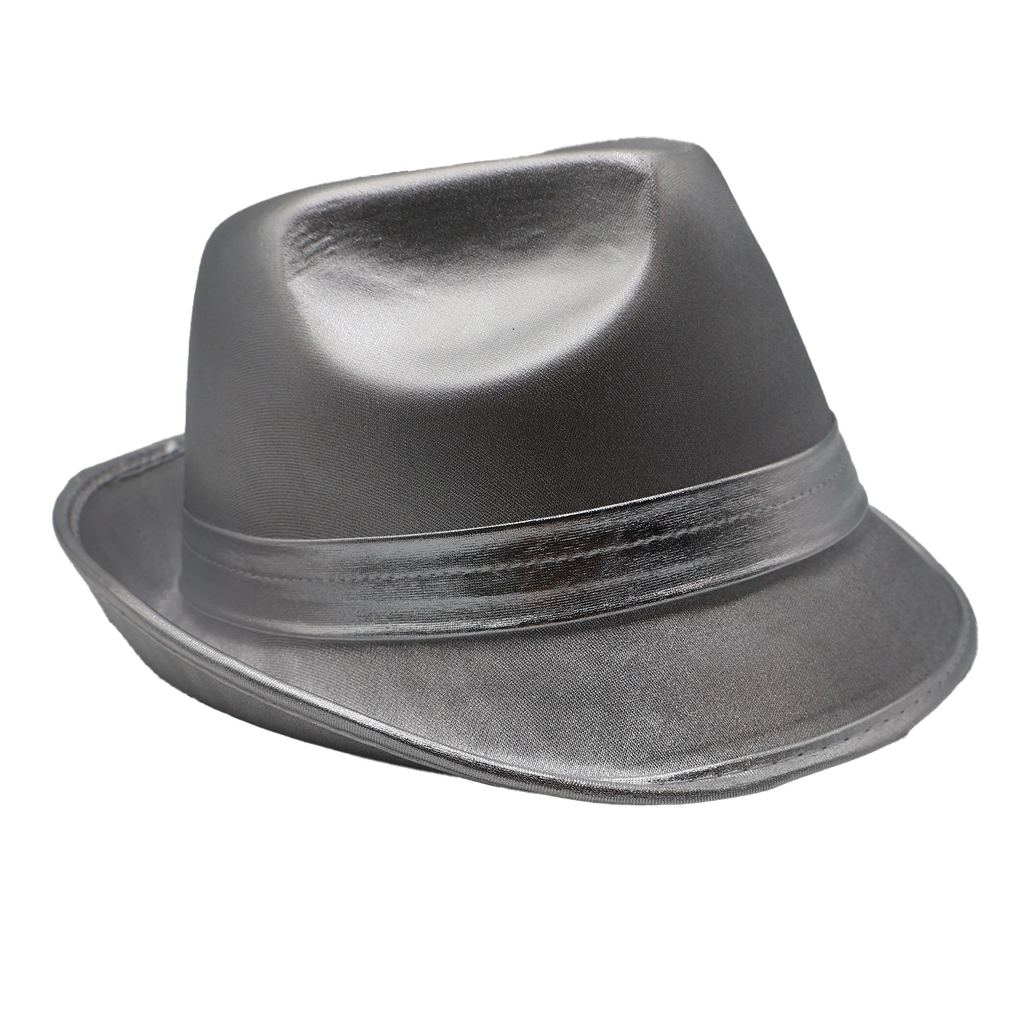 Team Spirit Fedora Hat Silver 14+