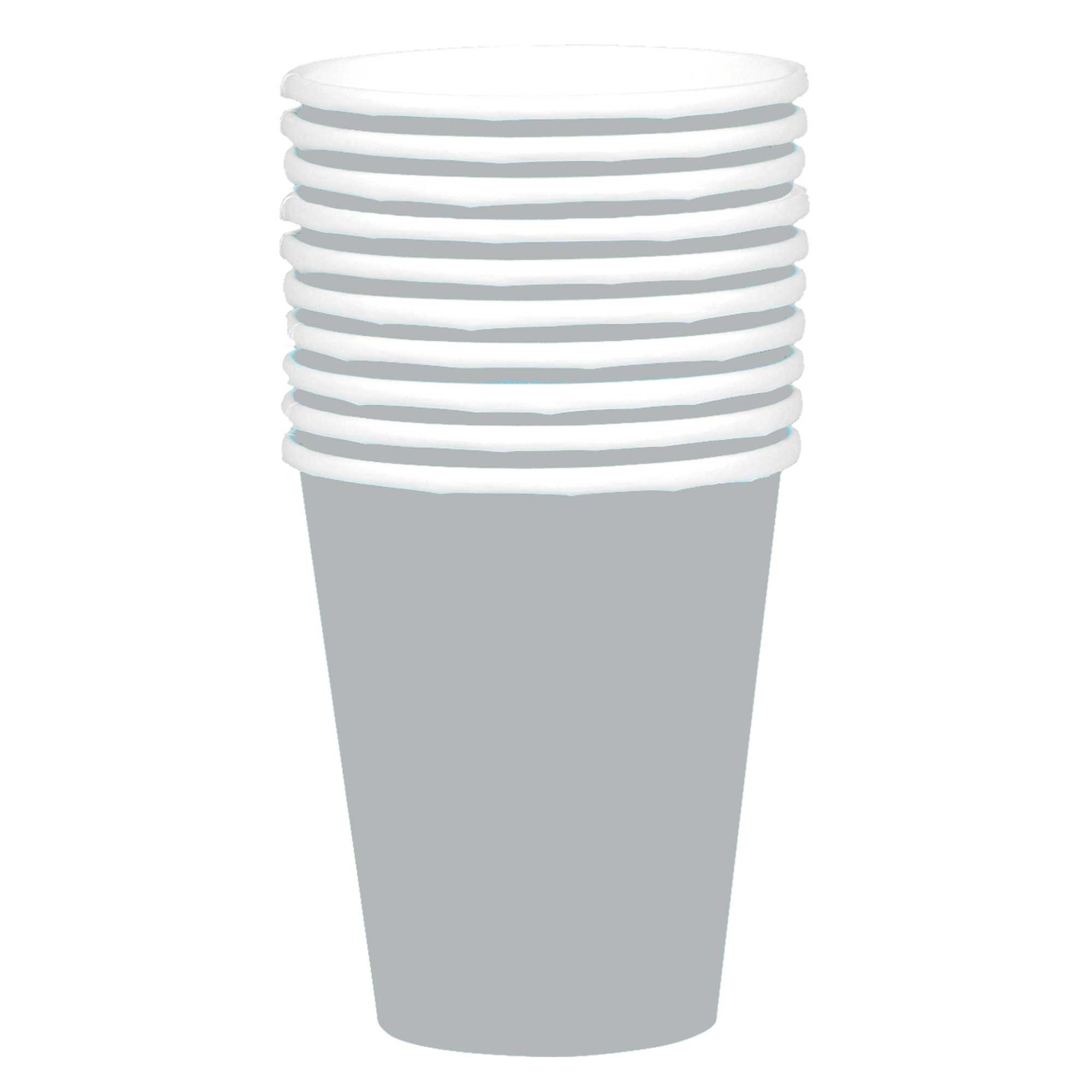 354ml Paper Cups 20 Pack- Silver HC