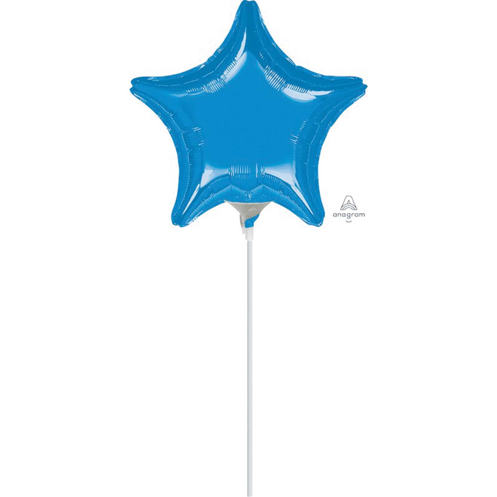 22cm Inflated Star Blue Star A10