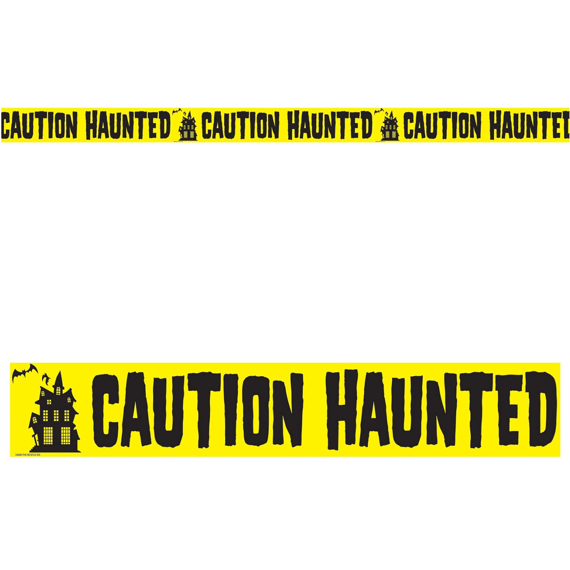 Beistle Caution Haunted Party Tape