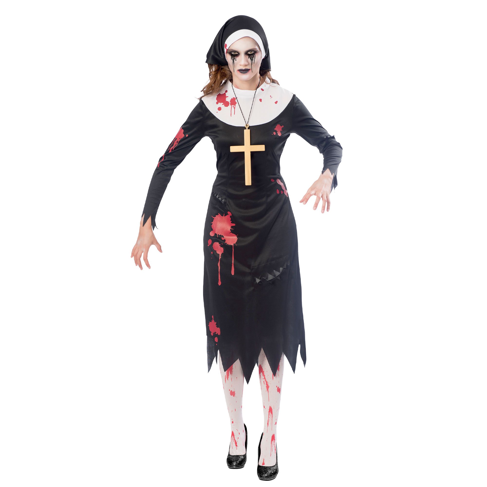 Costume Zombie Nun Women's Size 16-18