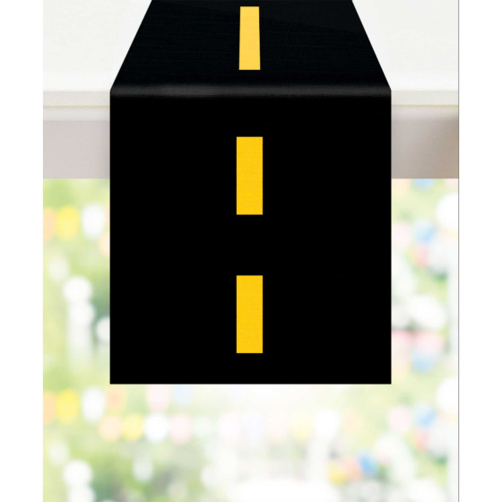 Construction Fabric Table Runner