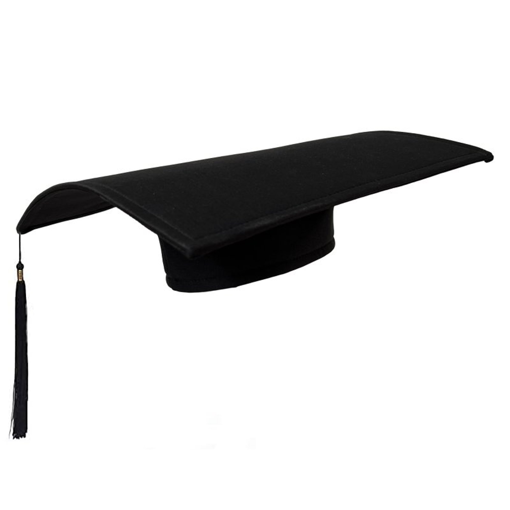 Graduation Black Fabric Mortarboard Hat