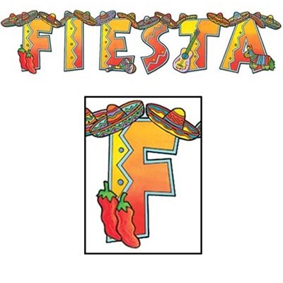 Beistle Fiesta Jointed Streamer Banner