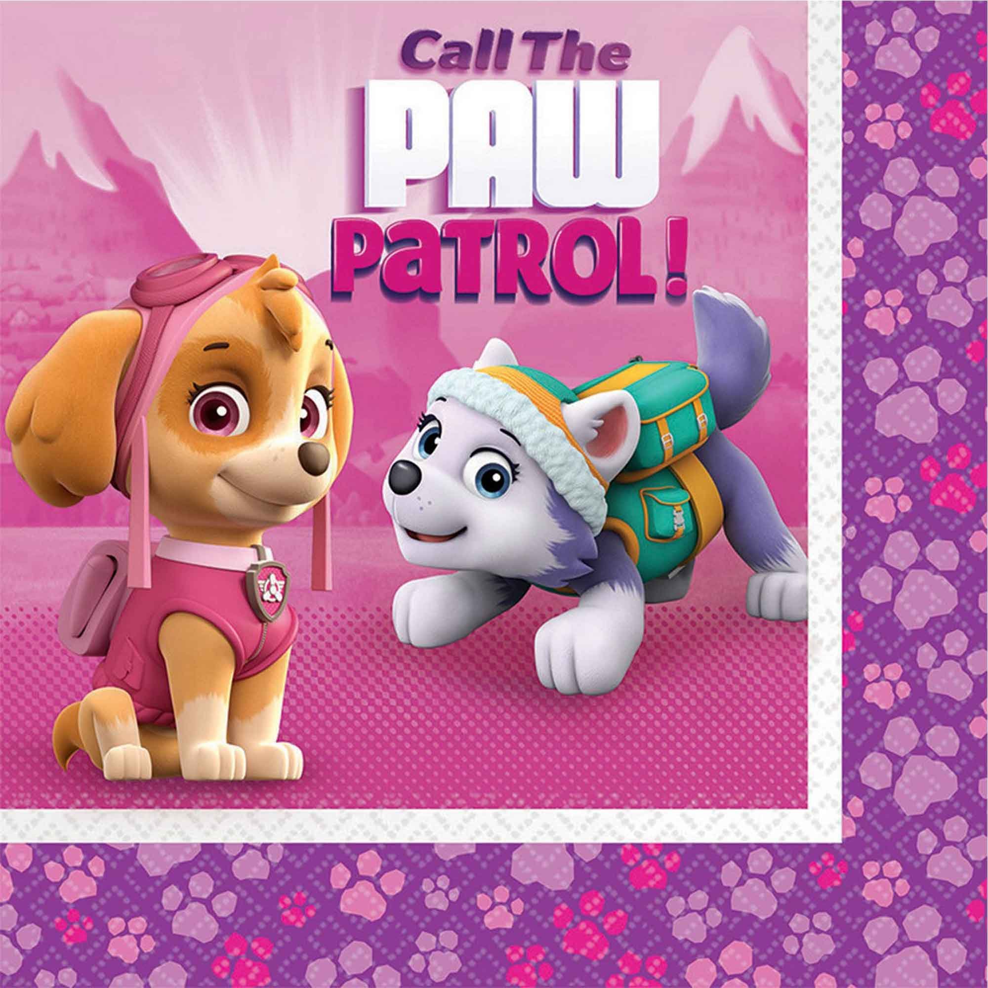 Paw Patrol Girl Lunch Napkins