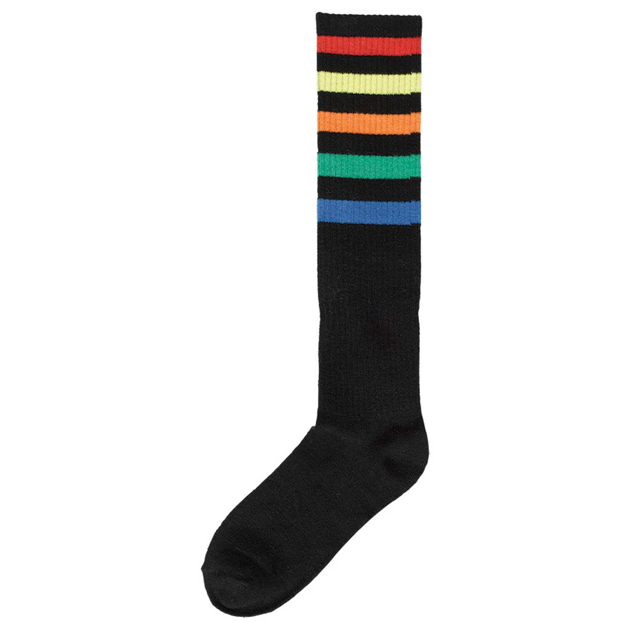 Striped Knee Socks - Rainbow