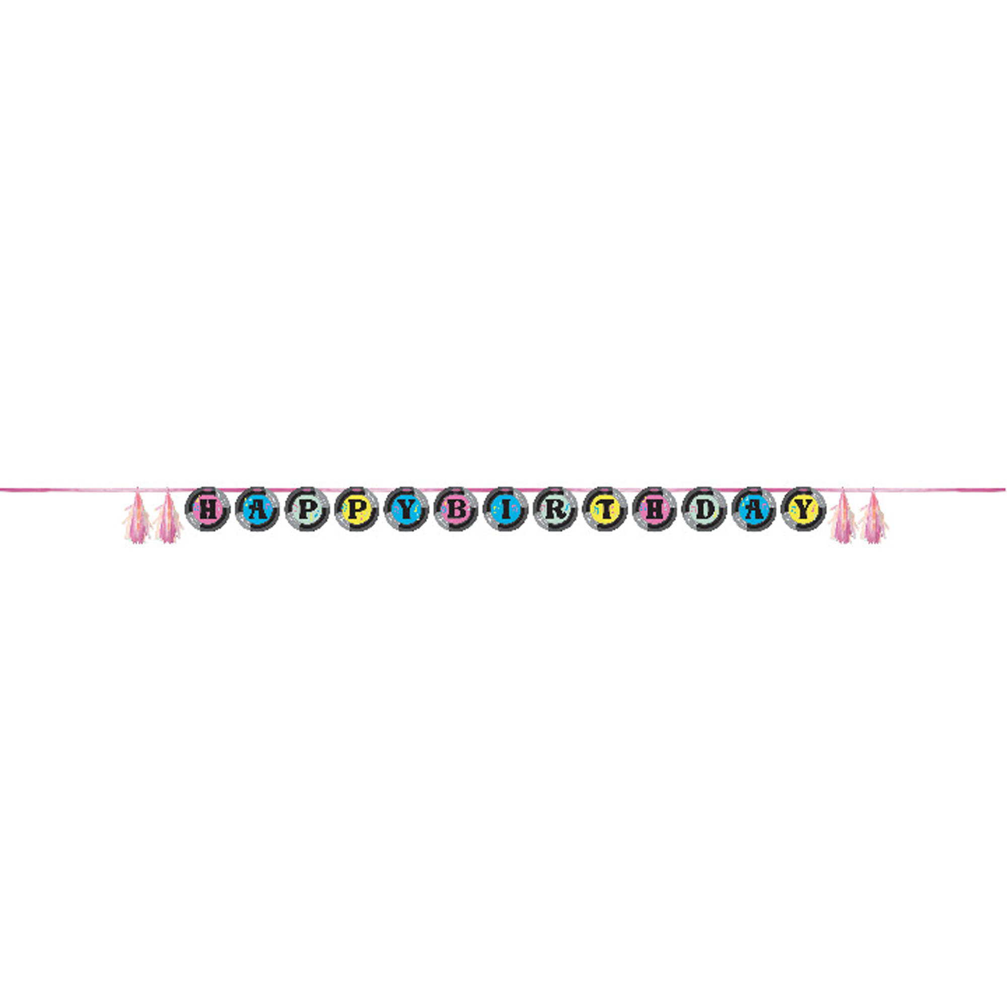 Birthday Beats Ribbon Banner