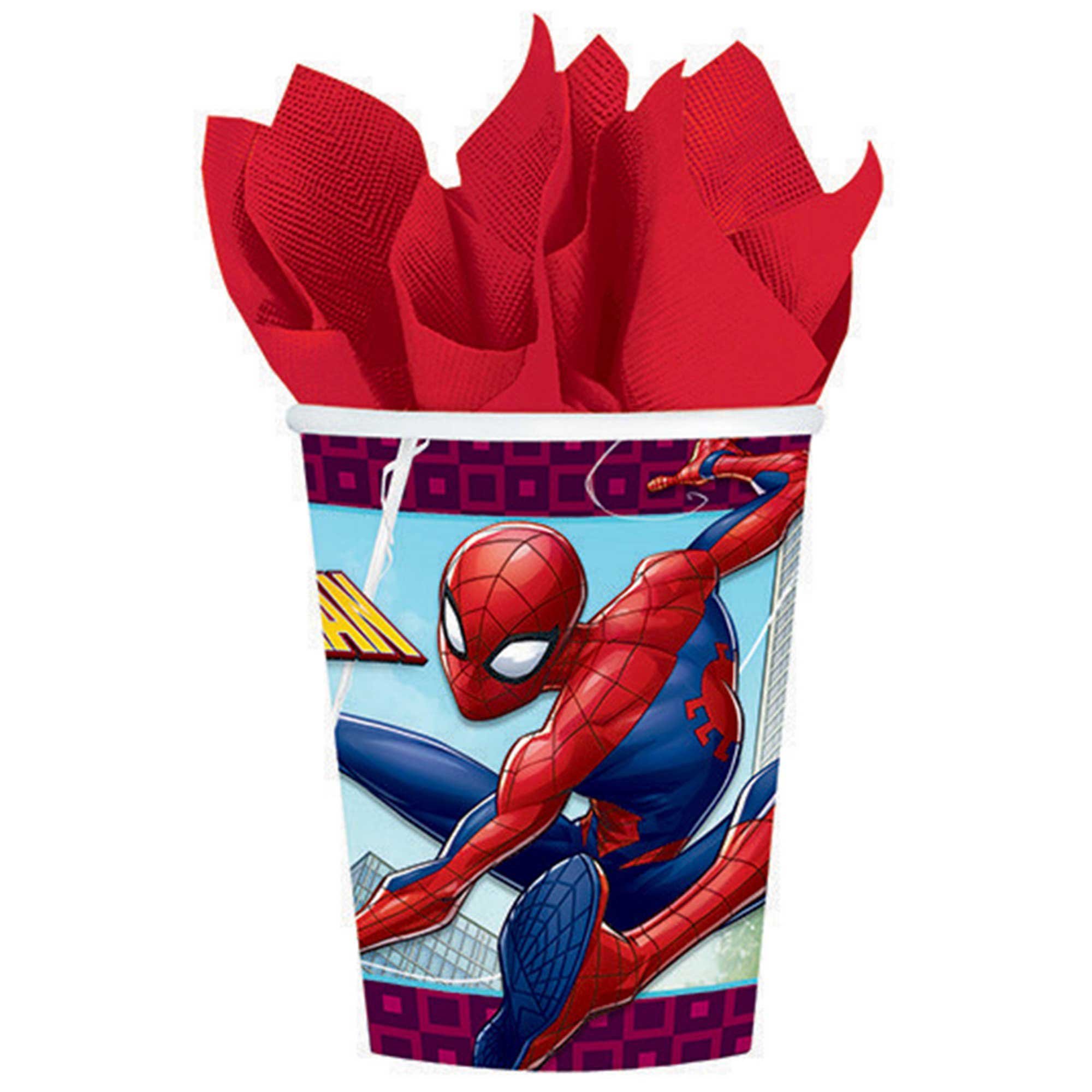 Spider-Man Webbed Wonder 266ml Paper Cups HC