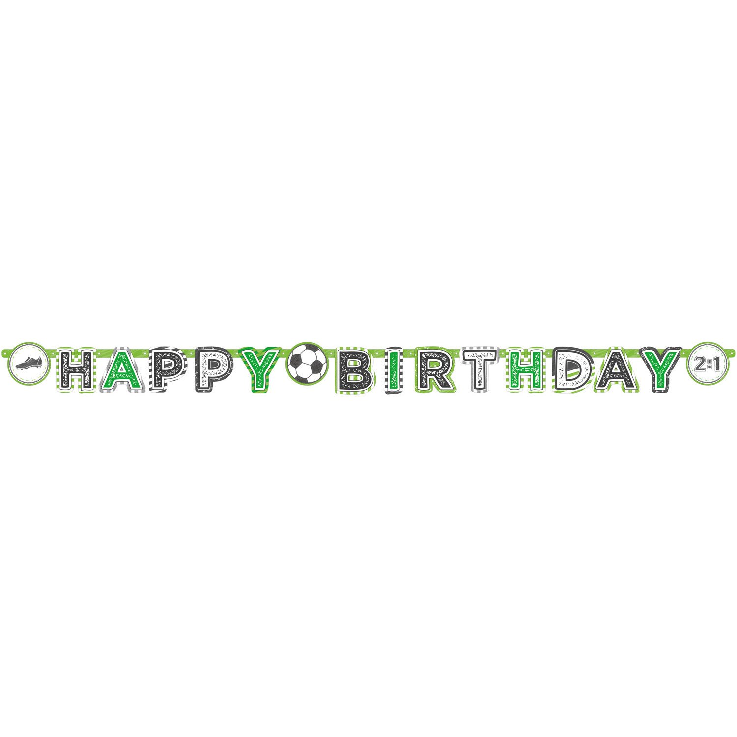 Kicker Party Happy Birthday Letter Banner