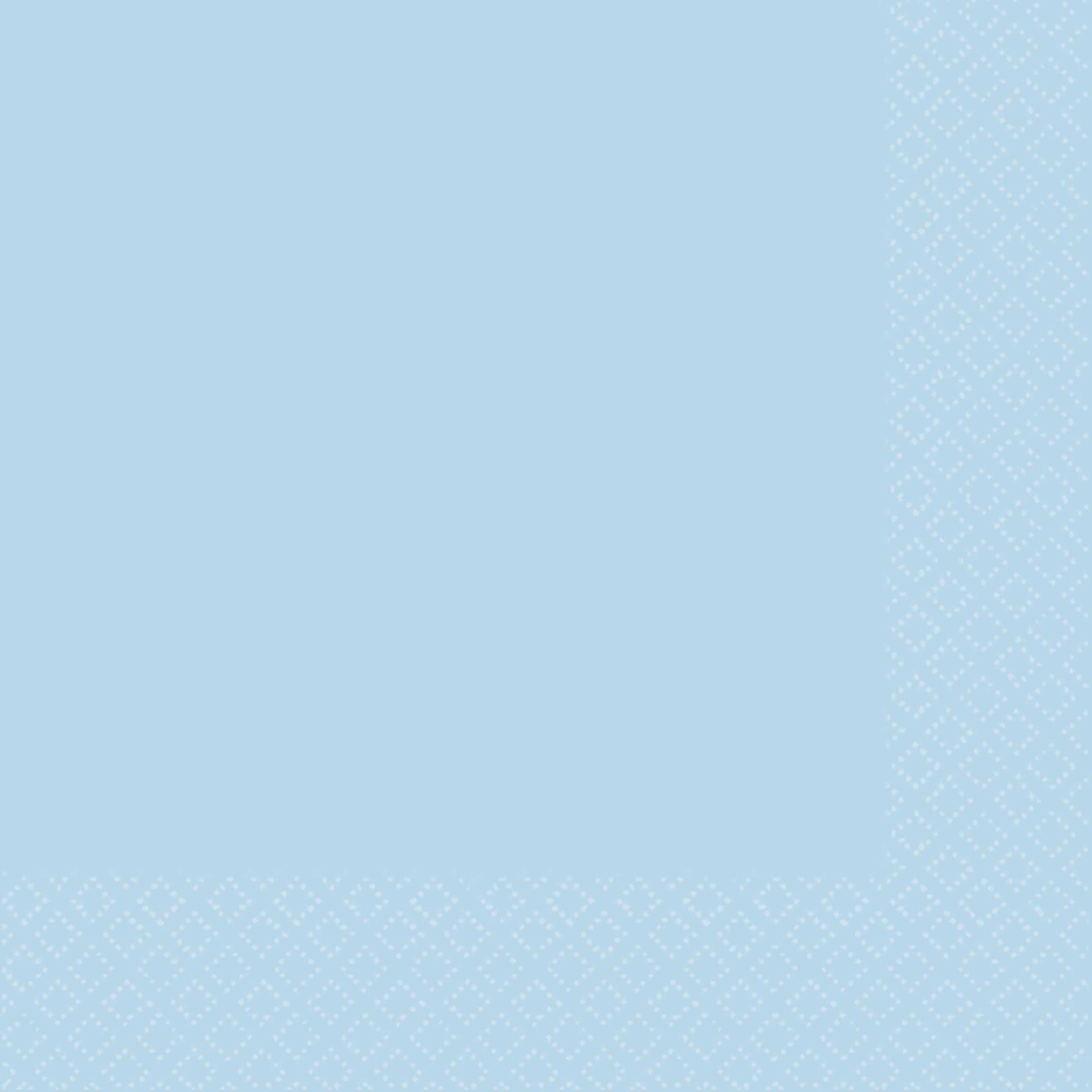 Dinner Napkins 40 Pack 2 PLY - Pastel Blue